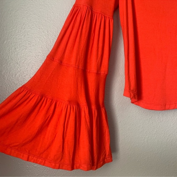 NWOT $68✨Free People✨ Babetown Bell SleeveTop - Picture 8 of 10